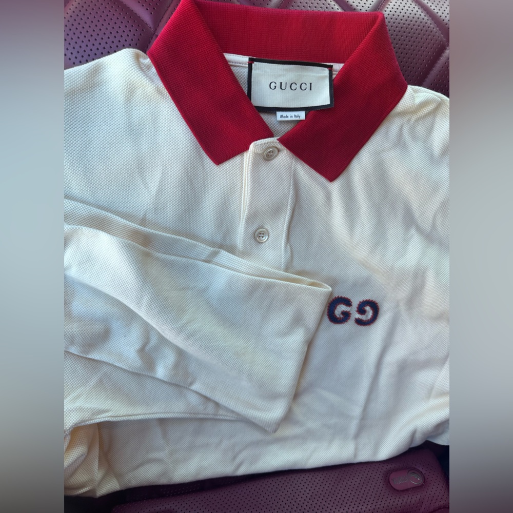 Gucci long sleeve polo